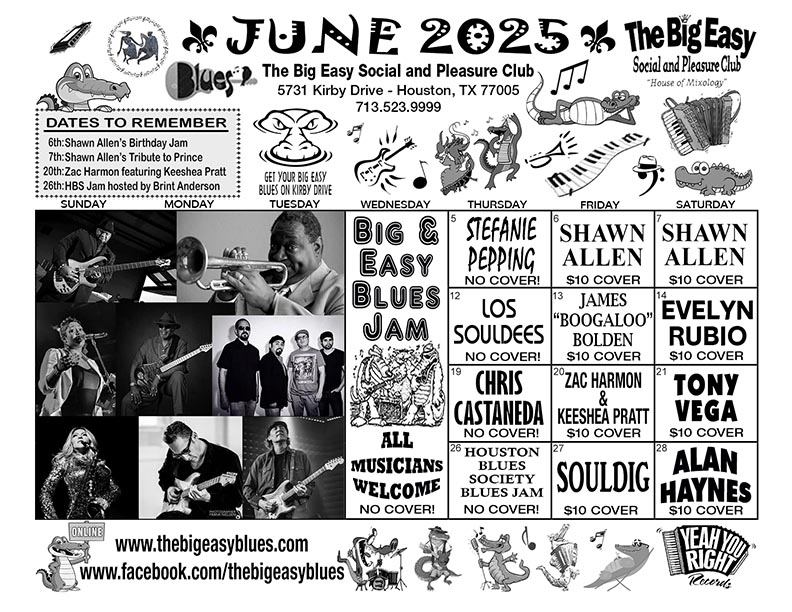 The Big Easy Calendar June 2025 The Big Easy Calendar June 2025