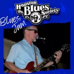 Houston Blues Society Blues Jam - host Brad McCool